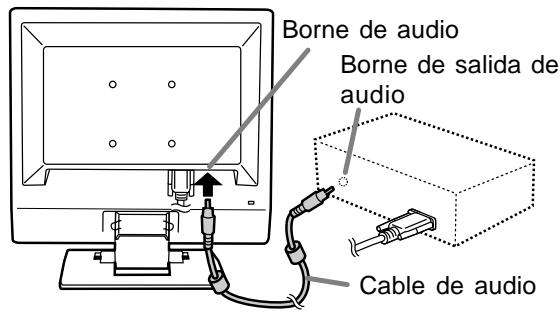 SHARP LL-T15G4 - Conecte el cable de audio suministrado - 1