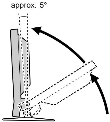 SHARP LL-T15G4 - Standing up the monitor - 2