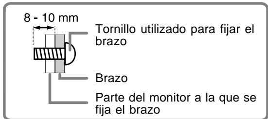 SHARP LL-T15G4 - Instrucciones para acoplar un brazo de compatibilidad VESA - 4