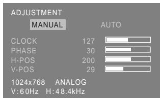 SHARP LL-T15G4 - Manual screen adjustment - 1