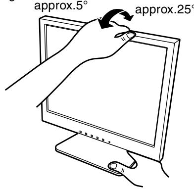 SHARP LL-T15S3 - Angle adjustment - 1