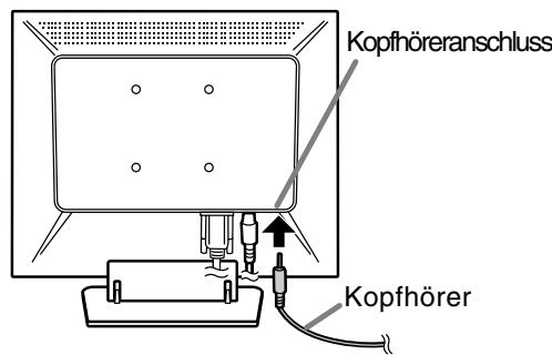 SHARP LL-T15S3 - Anschluss von Kopfhörern (im Handel erhältlich) - 1