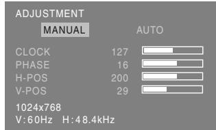 SHARP LL-T15S3 - Manual screen adjustment - 1