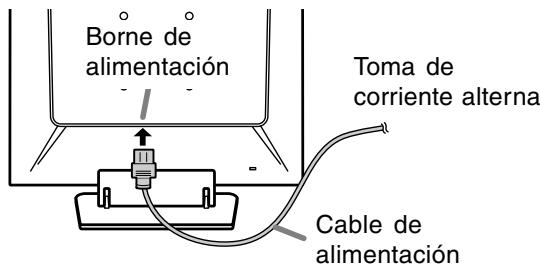 SHARP LL-T15S3 - Conexión del monitor a una toma de corriente - 1