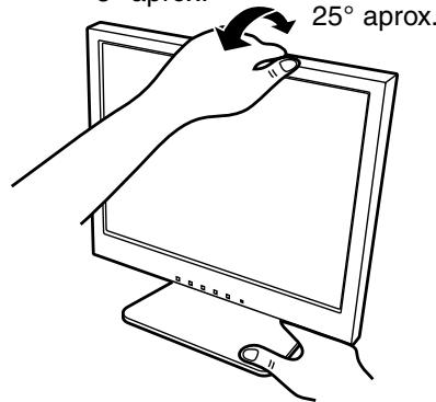 SHARP LL-T15S3 - Ajuste de angulo - 1