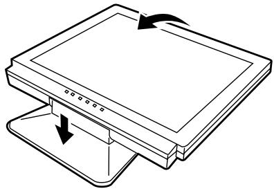 SHARP LL-T17A3 - Mettere su il monitor - 1