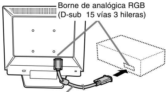 SHARP LL-T17A3 - Conexión del monitor a un ordenador - 1
