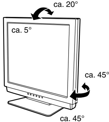 SHARP LL-T17A3 - Winkeleinstellung - 1
