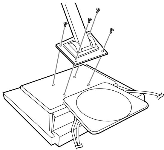 SHARP LL-T17A3 - Instrucciones para acoplar un brazo de compatibilidad VESA - 3