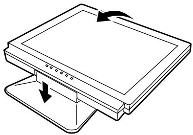 SHARP LL-T17A3 - Aufstellen des Monitors - 1
