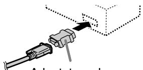 SHARP LL-T17A3 - Raccordement du moniteur à un ordinateur - 2
