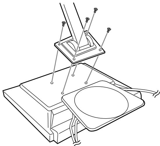 SHARP LL-T17A3 - Instructions for attaching a VESA compliant arm - 3