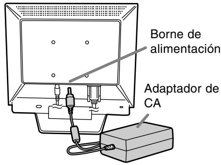 SHARP LL-T17A3 - Conexión del monitor a una toma de corriente - 1