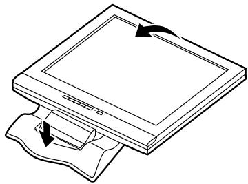 SHARP LL-T1803-H/B - Levantamiento del monitor - 1