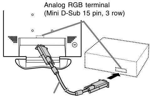SHARP LL-T1803-H/B - Analog RGB connection - 1