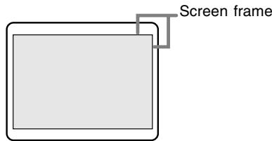 SHARP LL-T1803-H/B - H-POS (horizontal positioning) and V-POS (vertical positioning) - 1