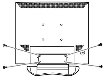 SHARP LL-T1803-H/B - Befestigen des Arms oder Fußes - 3