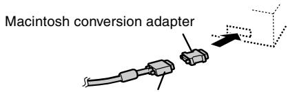 SHARP LL-T1811W - Connect using this device's analogue signal cable - 2