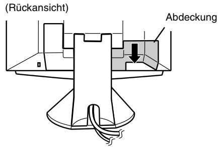 SHARP LL-T1811W - Bauen Sie die Abdeckung ab. - 1
