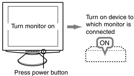 SHARP LL-T1811W - Turning the power on - 1
