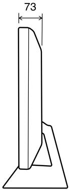 SHARP LL-T1811W - Dimensions (Unités : mm) - 3