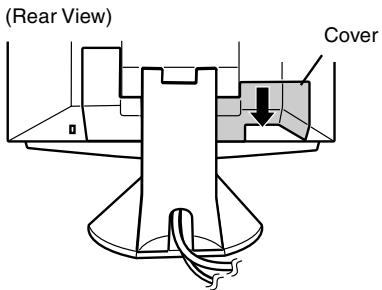 SHARP LL-T1811W - Remove the cover. - 1