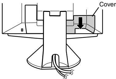 SHARP LL-T1811W - Remove the cover (Rear View) - 1