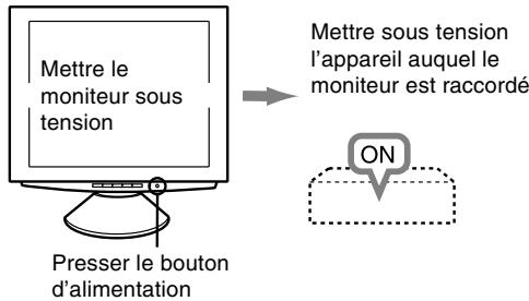 SHARP LL-T1811W - Activation de l'alimentation - 1