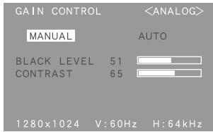 SHARP LL-T1820H/B - Adjusting the screen display (With analog connection) - 1