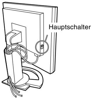 SHARP LL-T1820H/B - Einschalten des Monitors - 1