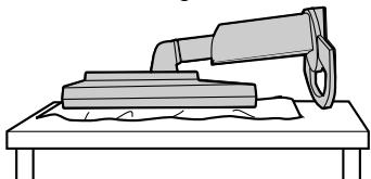 SHARP LL-T1820H/B - Befestigen des Arms oder Fußes - 1