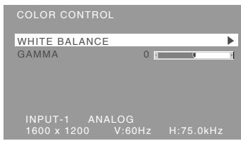 SHARP LL-T2015 - Menu COLOR CONTROL - 1