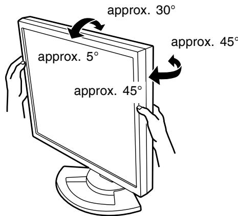 SHARP LL-T2015 - Angle adjustment - 1