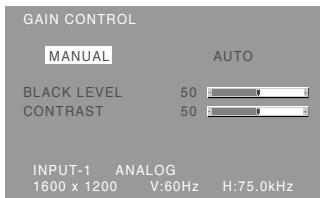 SHARP LL-T2015 - Menu GAIN CONTROL - 1