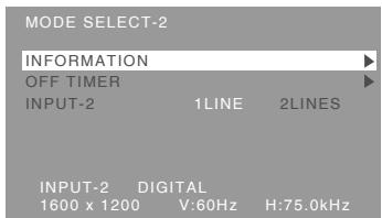 SHARP LL-T2015 - Menu MODE SELECT-2 - 1