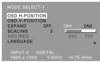 SHARP LL-T2015 - Menu MODE SELECT-1 - 1