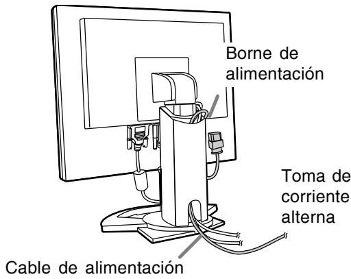 SHARP LL-T2015 - Conexión del monitor a una toma de corriente - 1