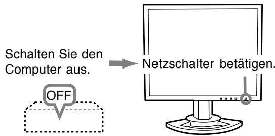 SHARP LL-T2015 - Ausschalten des Monitors - 1