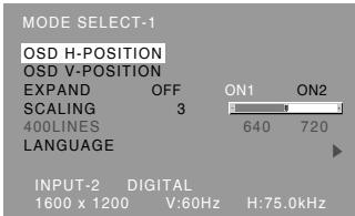 SHARP LL-T2015 - MODE SELECT-1 Menu - 1