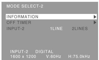 SHARP LL-T2015 - Menu MODE SELECT-2 - 1
