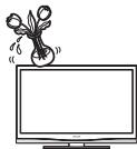 SHARP LC-32LE144E/LE244E - Installation sur un mur - 1