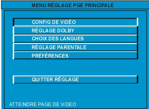 SHARP DV-SV80S(Q) - UTILISATION DE LA PAGE PRINCIPALE - 2