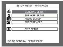 SHARP HT-CN400DV-H - Appuyer sur la touche ▲ ou ▼ pour sélectionner le menu et appuyer sur la touche ENTER. - 1