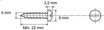 SHARP HT-SB350W - Vis d'entrainment - 1