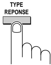 SHARP FO-1460 - Réglage du type de réponse - 1