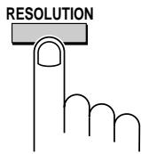 SHARP FO-1460 - Réglage de la résolution et du contraste - 1