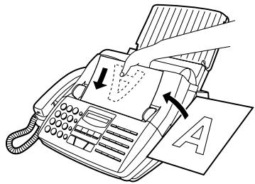 SHARP FO-1460 - Chargez le(s) document(s) face imprimée vers le bas. - 1