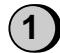 SHARP FO-1460 - Appuyez sur la touche MEMOIRE puis sur la touche "1". - 2