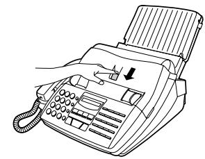 SHARP FO-1460 - Elimination d'un bourrage du papier d'enregistrement - 1
