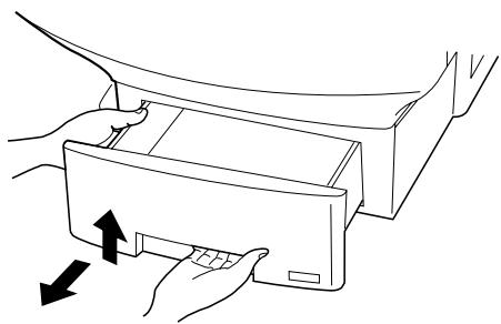 SHARP FO-4500 - Chargement de la cassette à papier - 1